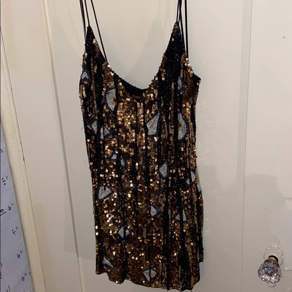 Free people mini sequin dress
